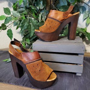 Charles David chunky platforms